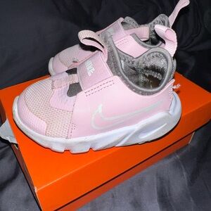 Nike Kids Pink and White Sneakers